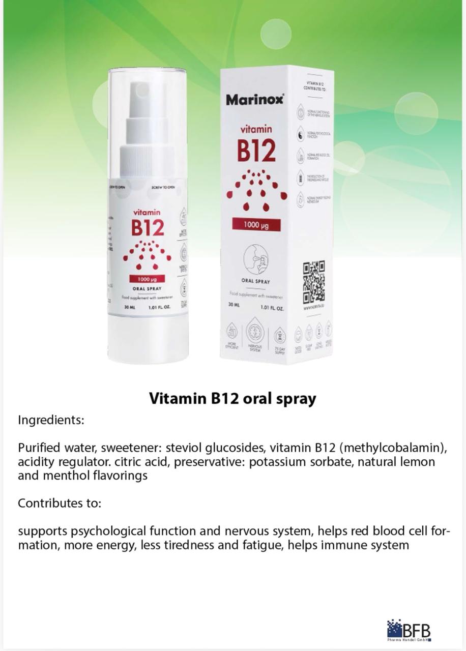 Marinox Vitamin B12 – Oral Spray