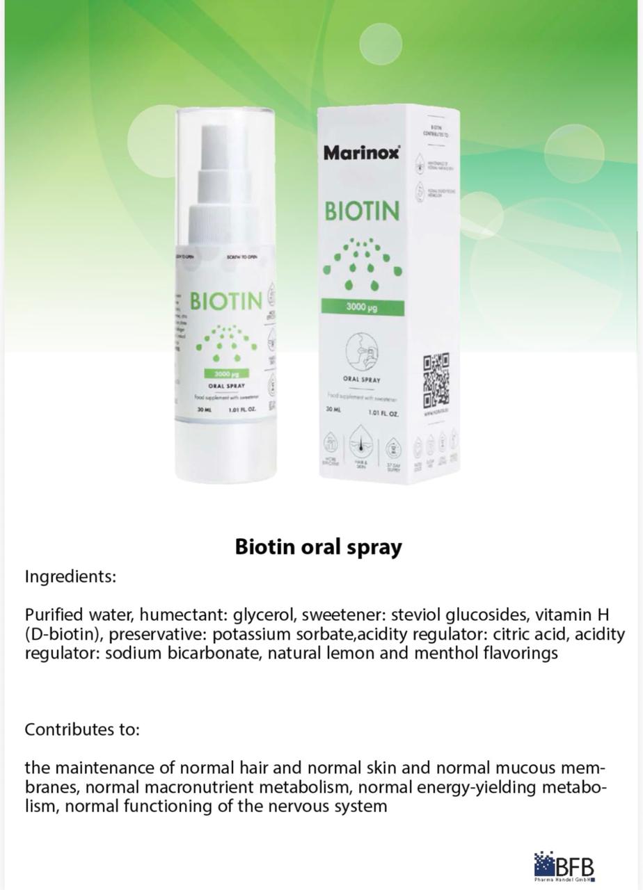 Marinox Biotin – Oral Spray